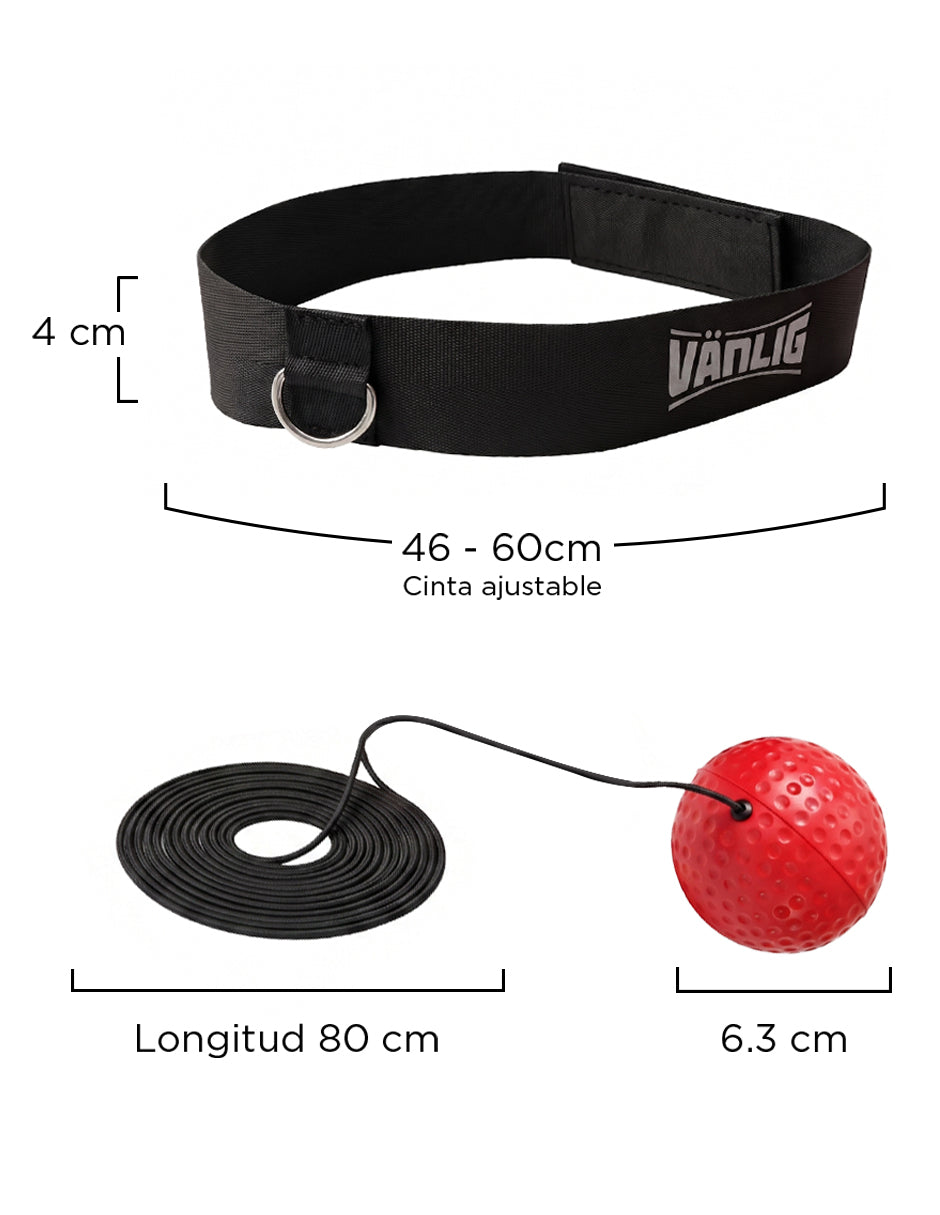 Pelota de Reflejos para Boxeo Diadema Ajustable Kaiju Vanlig