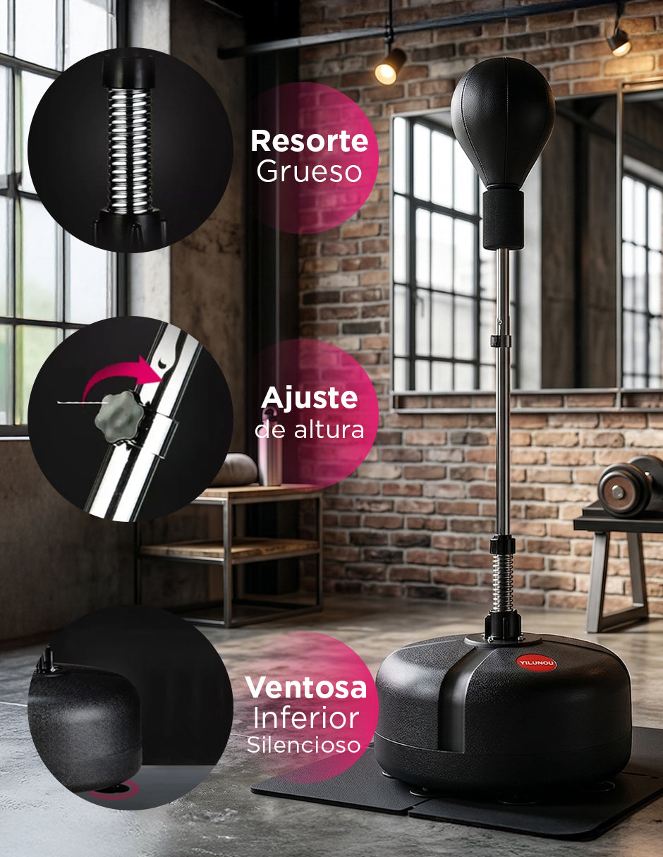 Pera de Box Con Base Ajustable Rebote 180° Gimnasio En Casa Vanlig