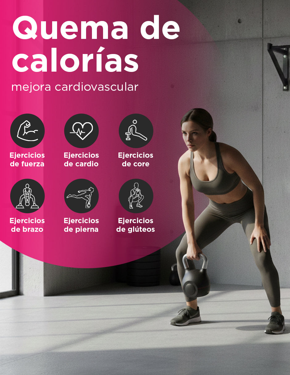 Pesa Campana Ajustable 10kg Magni Negro