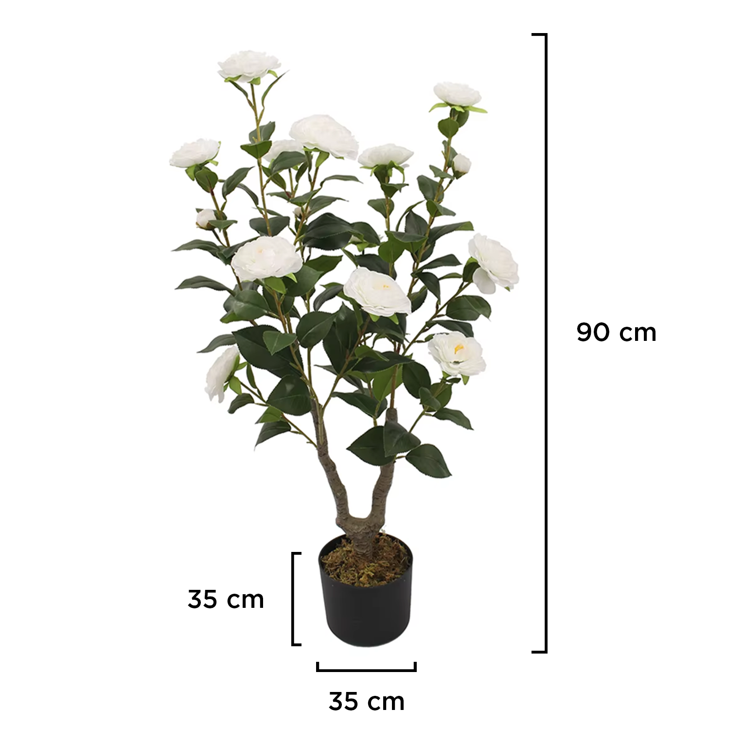 Planta Artificial Camellia 90cm