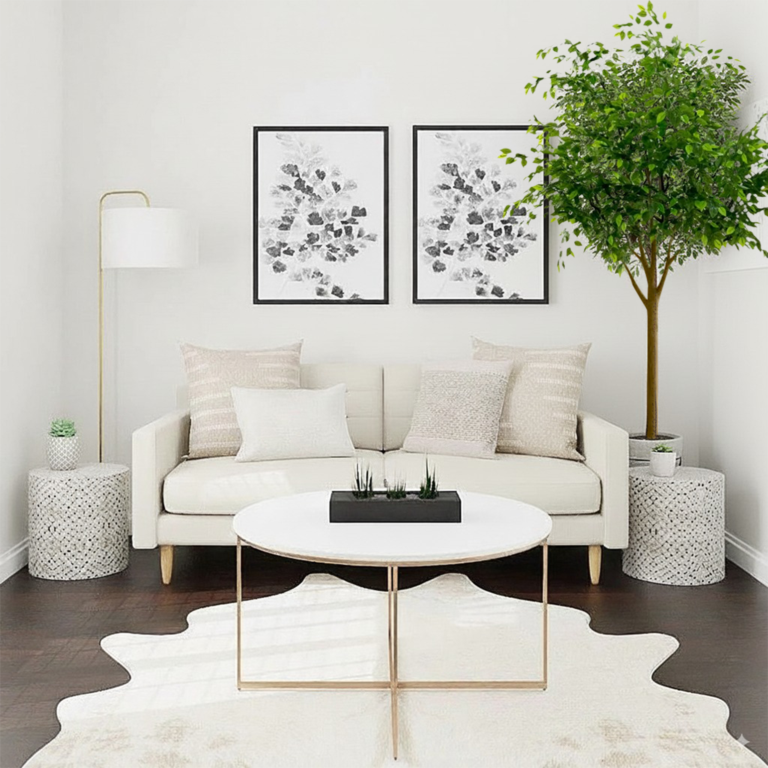 Planta Artificial Ficus 250cm Arbol Pandurata