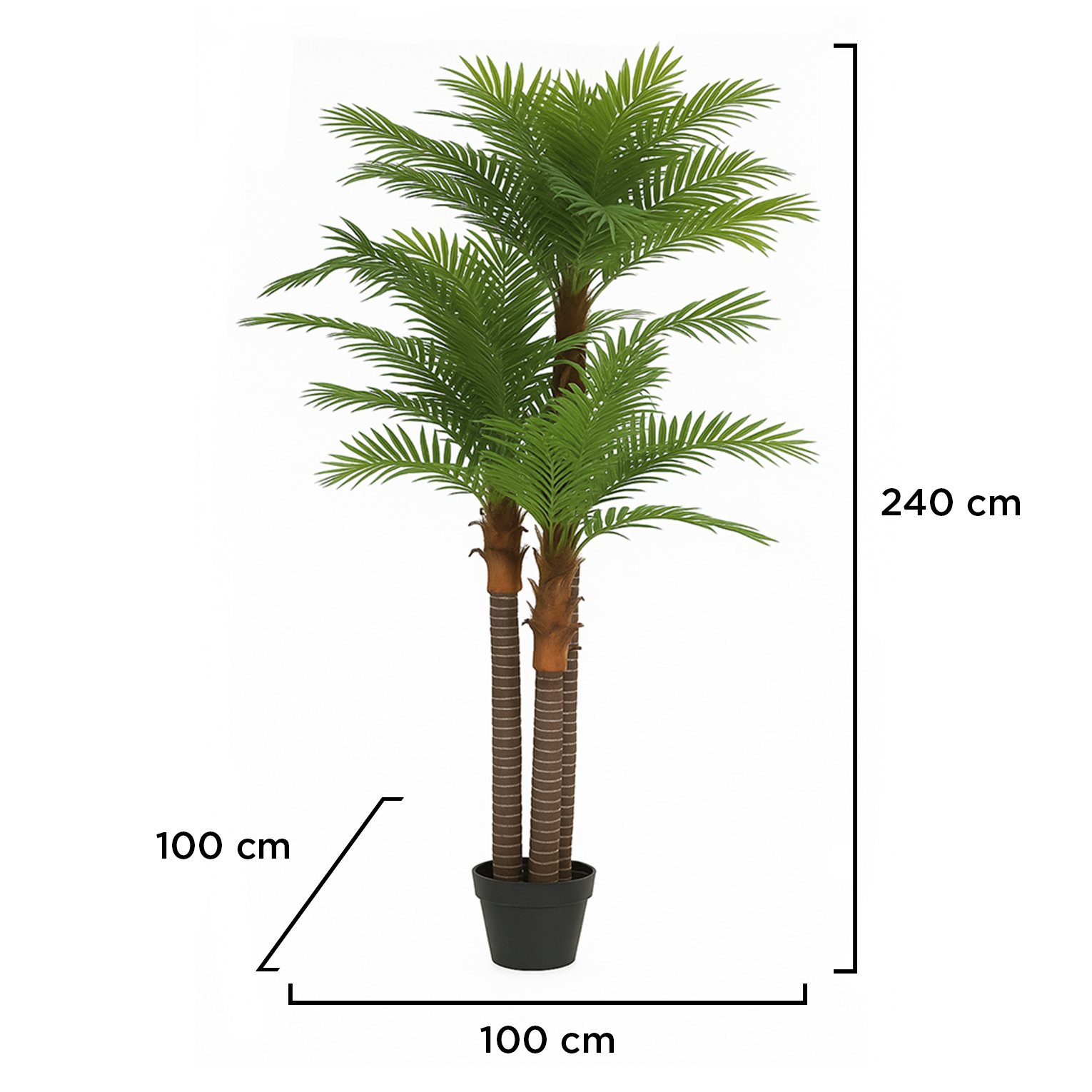Planta Artificial Palmera de 240 cm