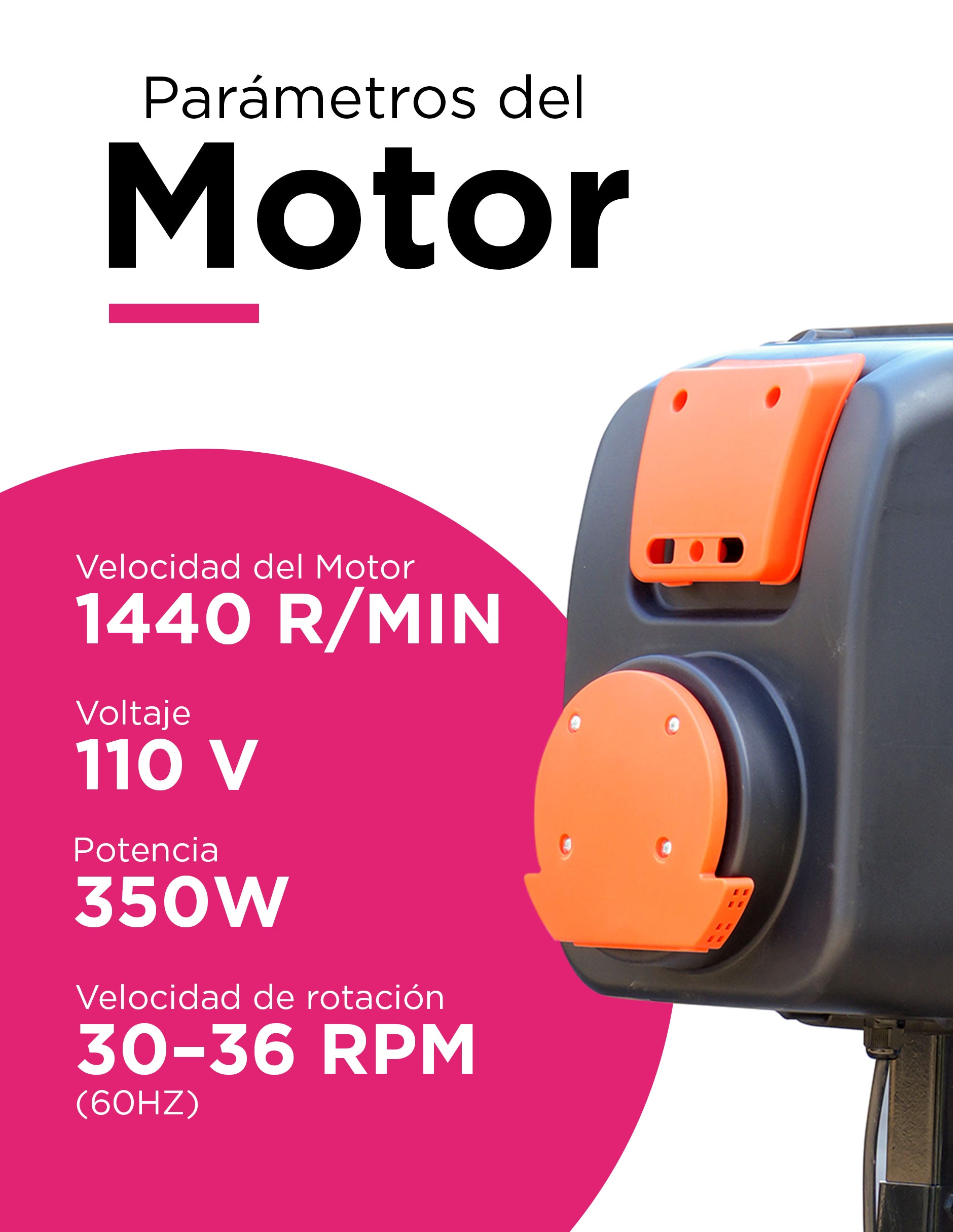 Revolvedora De Cemento Trompo Eléctrico 100 L 1440 Rpm 350w