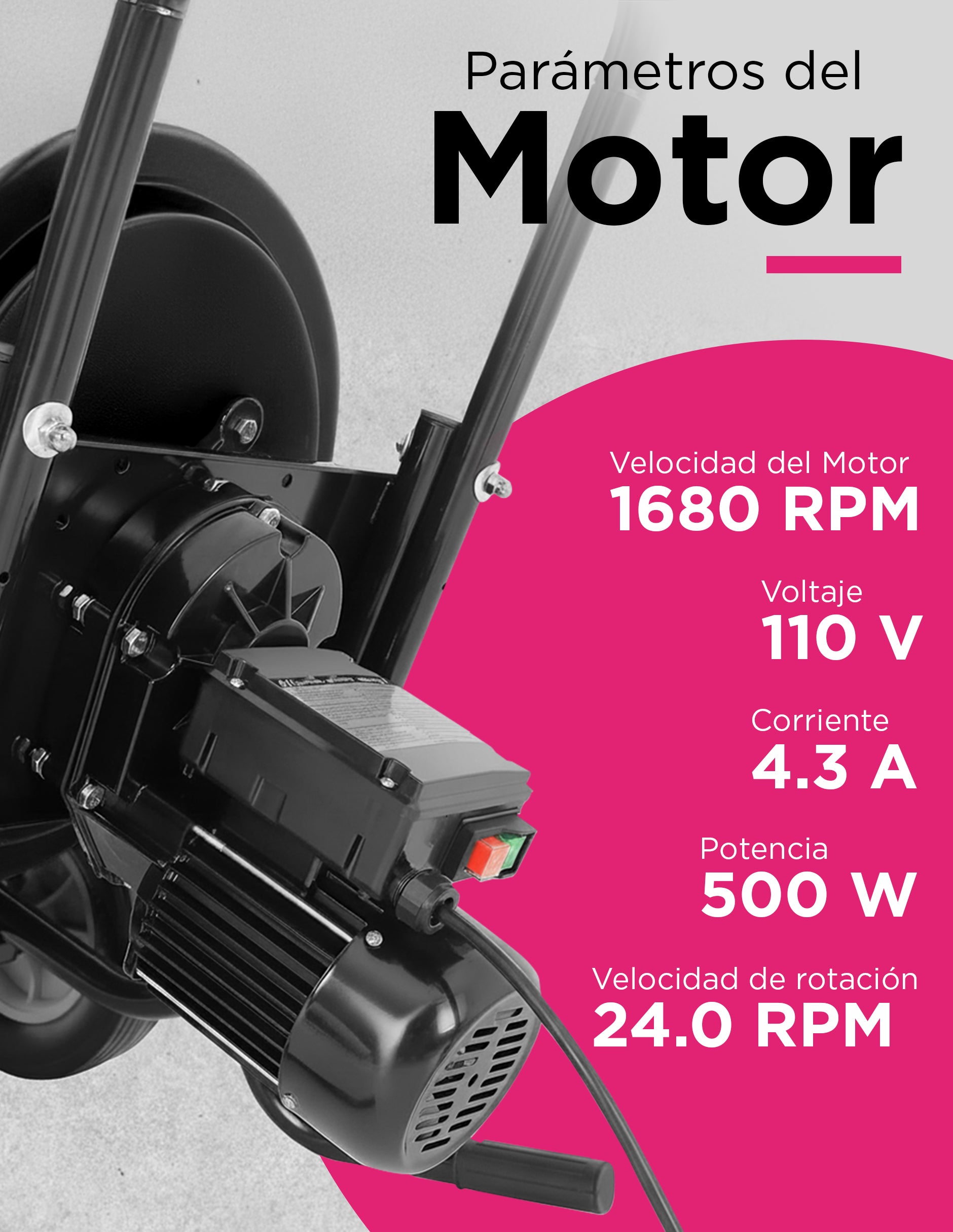 Revolvedora Eléctrica De Cemento 4m3 Mortero Estuco 500w