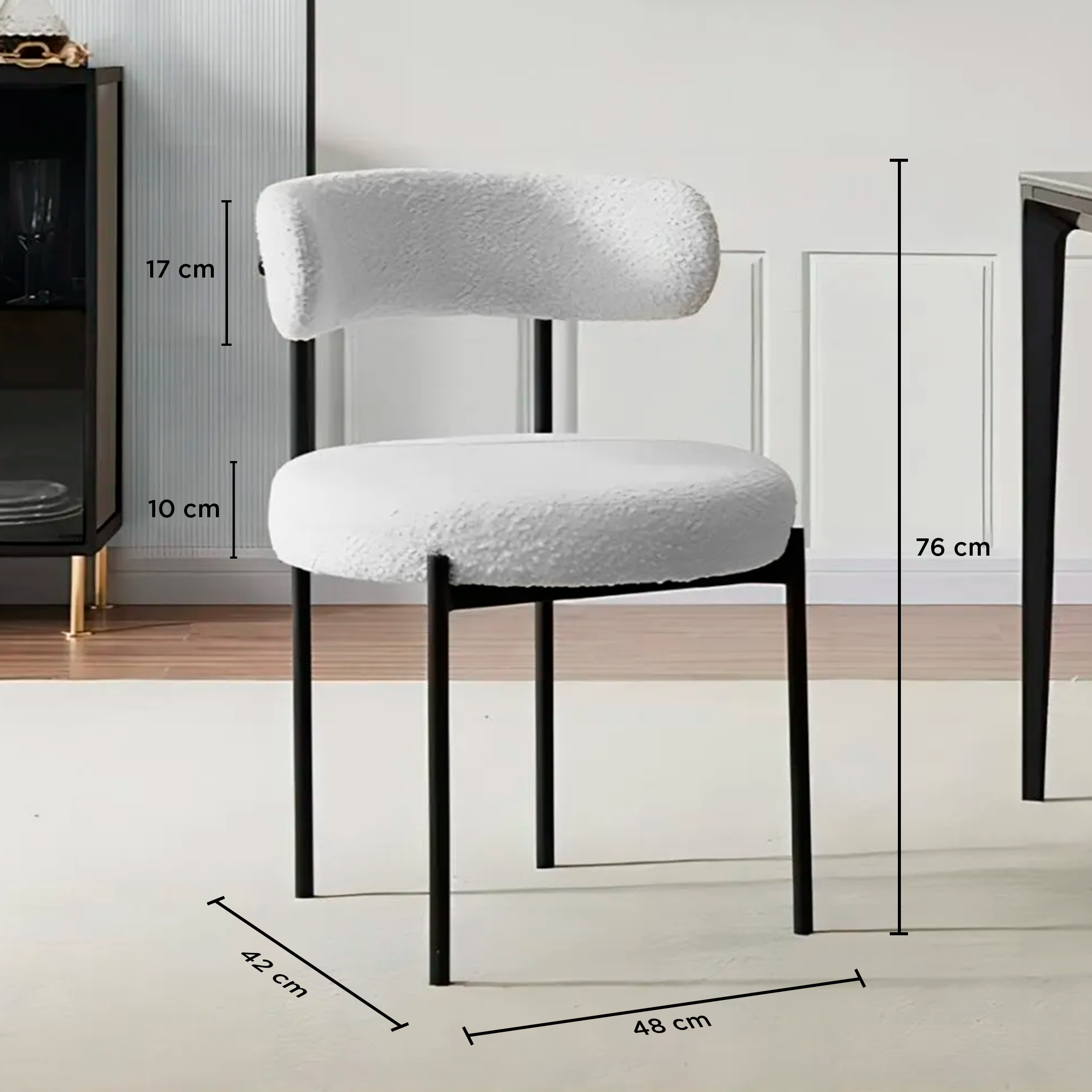 Set de Sillas Vintage Modena Blanca (Par)
