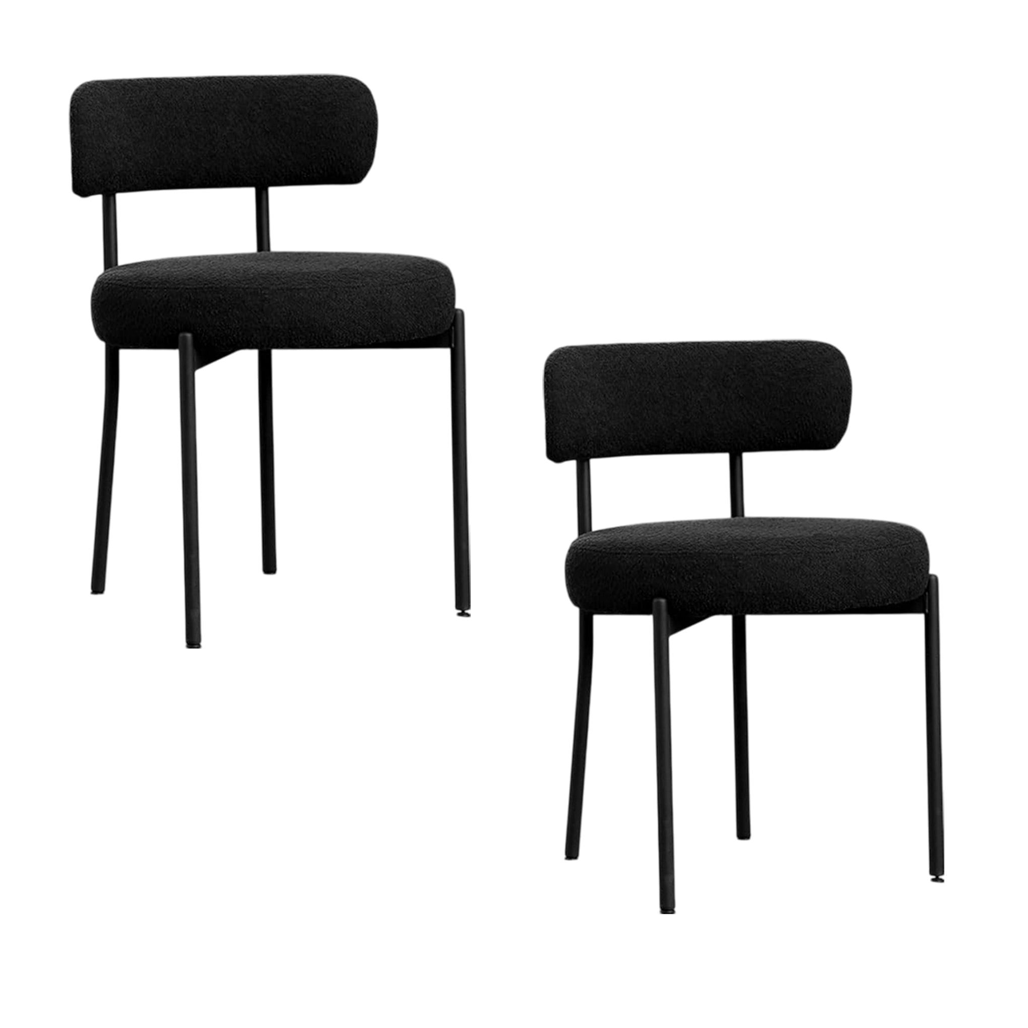 Set de Sillas Vintage Modena Negra (Par)