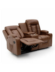 Sofá Reposet 2 Asientos Reclinable Portavasos Cine Bayona