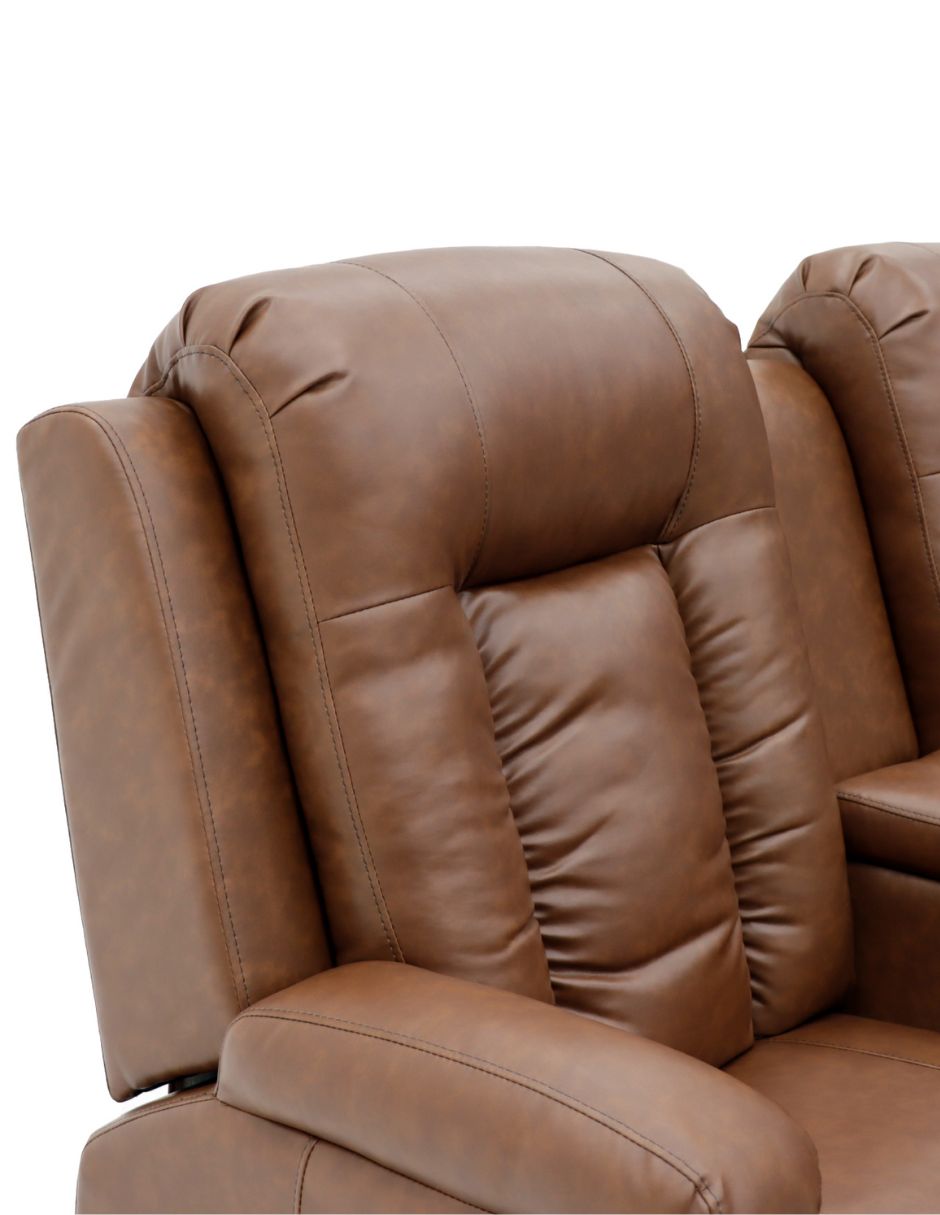 Sofá Reposet 2 Asientos Reclinable Portavasos Cine Bayona