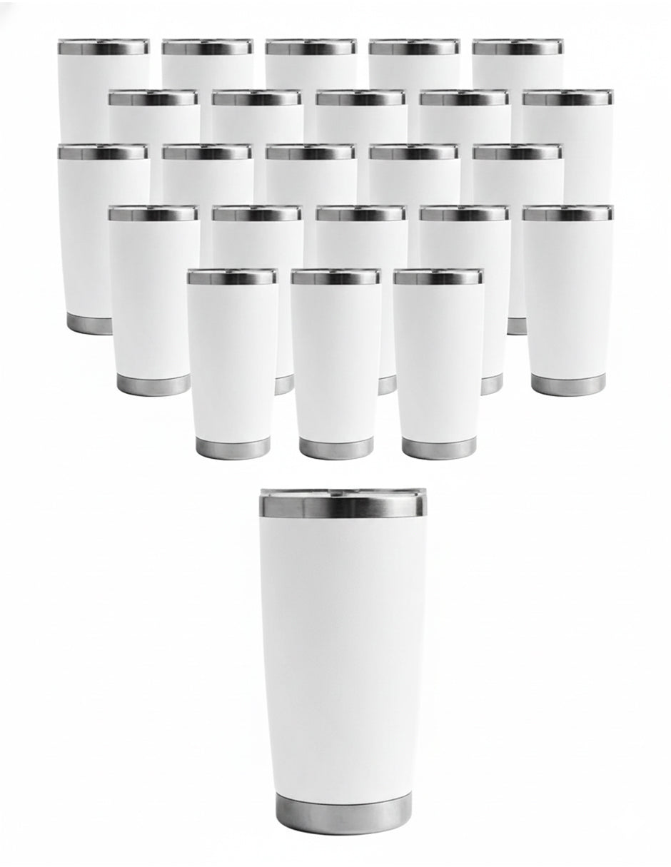 Set 25 Termos De 20oz Blanco.