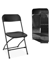 Set de 10 Sillas Plegables Negras Vanlig