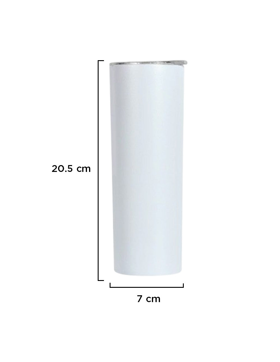 Set de 50 Termos de Acero Inoxidable Yonaiker 20oz Blanco para Sublimar