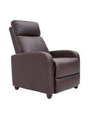 Sillón Reclinable Ergonomico Vinipiel Torino Marrón Oscuro 130 kg Café
