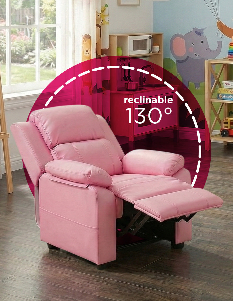 Sillón Reclinable Reposet Infantil Rosa