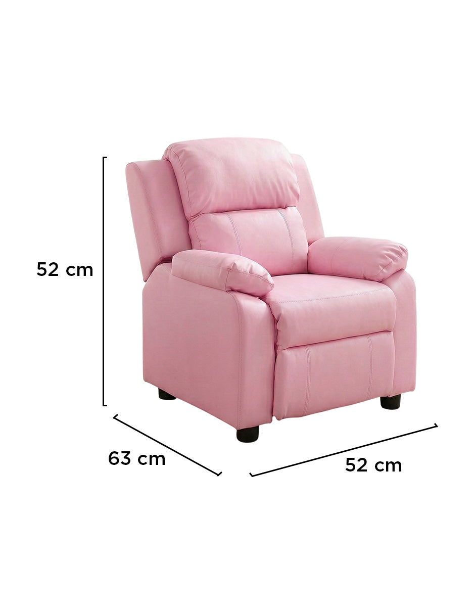 Sillón Reclinable Reposet Infantil Rosa