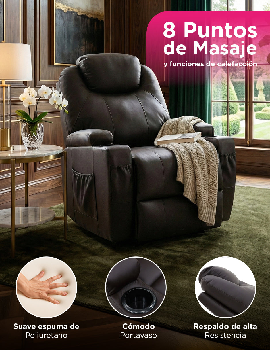 Sillón Reposet Eléctrico con Masaje Murcia Chocolate Cafe