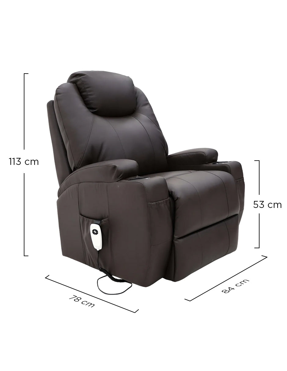 Sillón Reposet Eléctrico con Masaje Murcia Chocolate Cafe