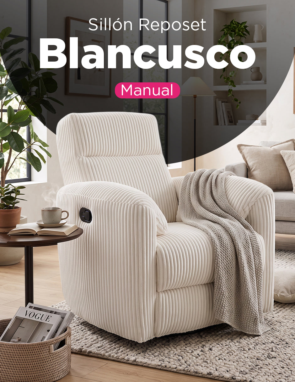 Sillón Reposet Giratorio Mecedora Blancusco Vanlig