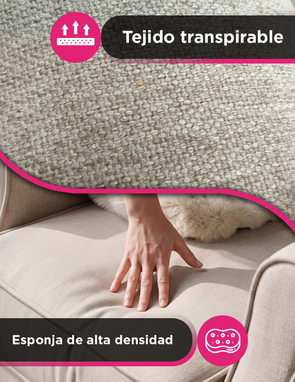 Sillón Reposet Marsella Beige
