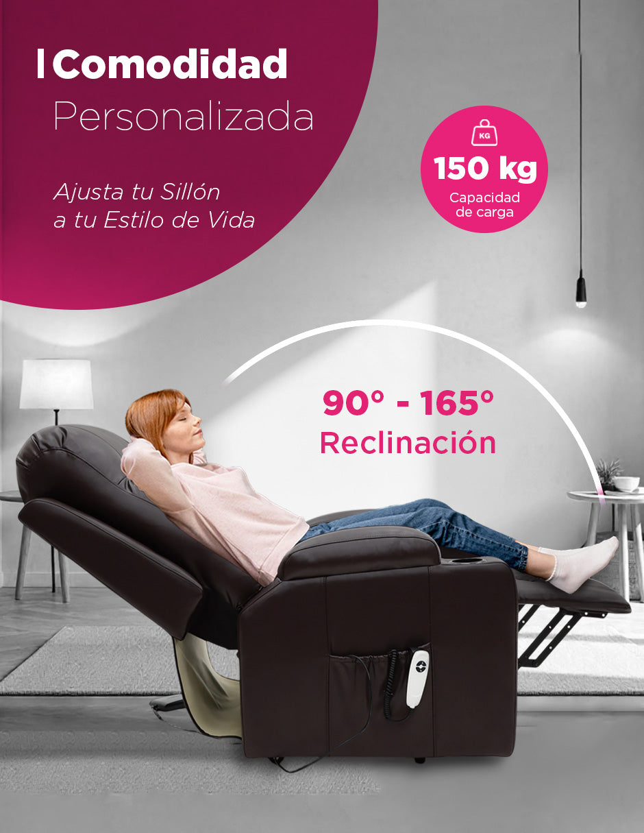 Sillón Reposet Napoli Café Eléctrico 3