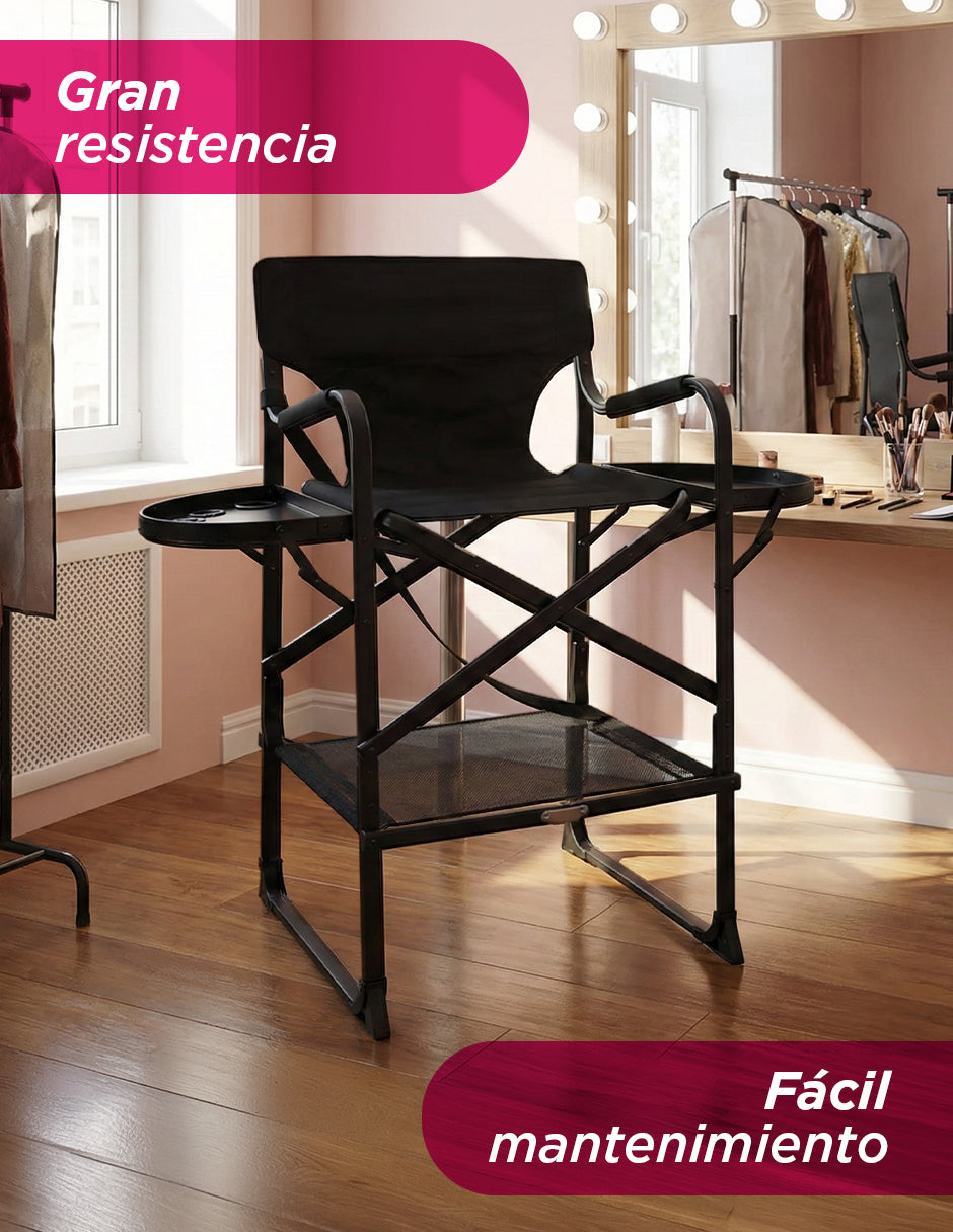 Silla De Director Premium Con Bandejas