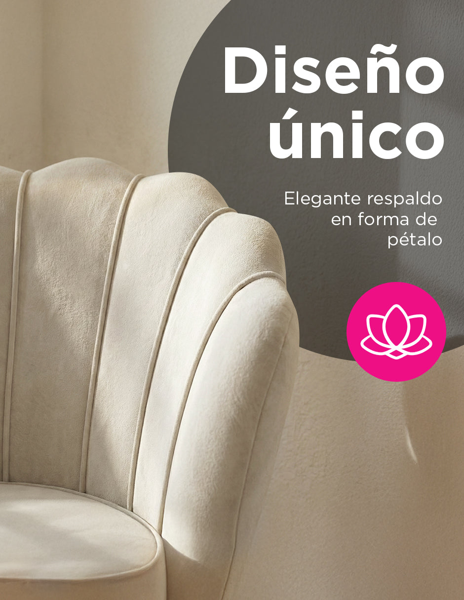Silla De Hogar Concha Cadiz Blanca