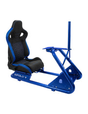 Simulador Gamer Carreras Asiento Racing Reclinable Apolo Azul Vanlig