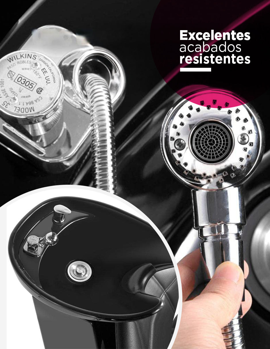 Silla Lavacabezas Atia Negro