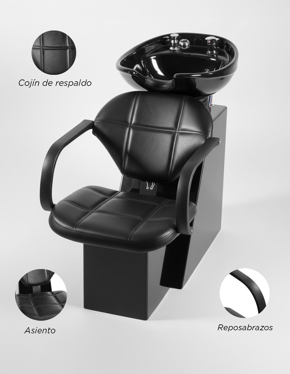 Silla Lavacabezas Atia Negro