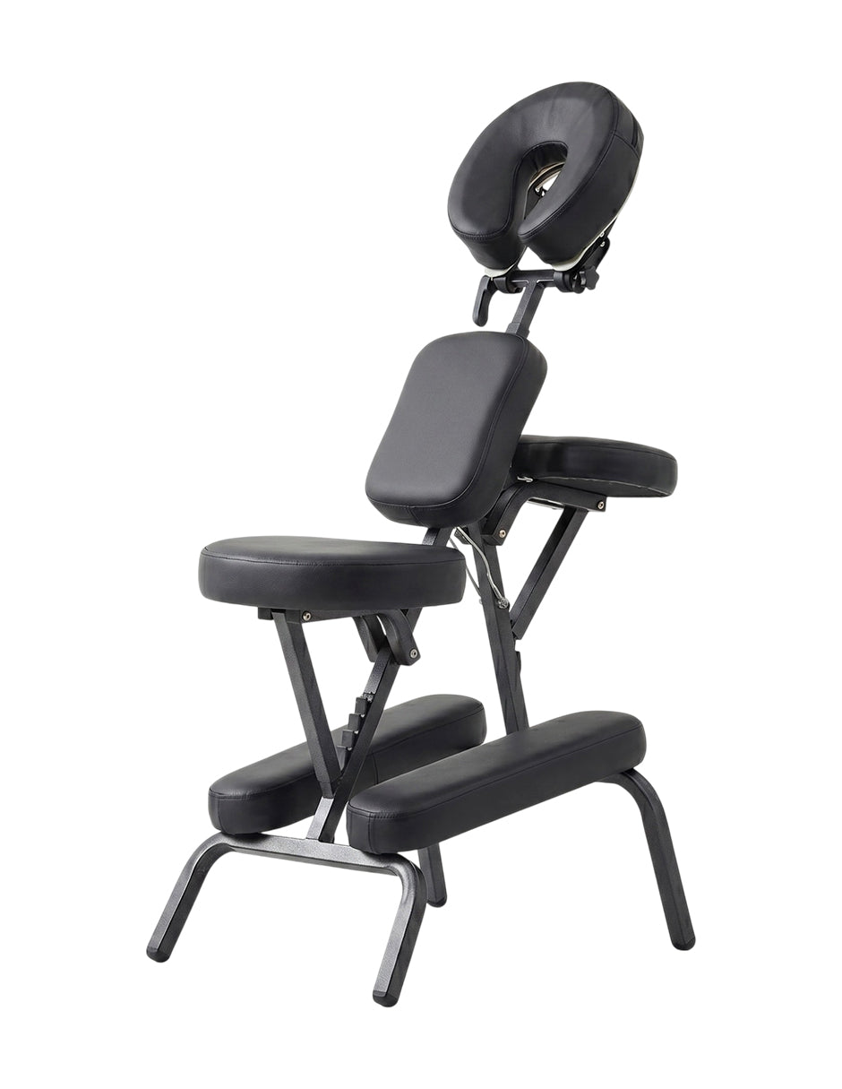 Silla de Masaje Plegable y Portátil para Terapia Shiatsu - Cama de Masaje Tipo Silla Ergonómica Ajustable