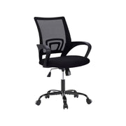 Silla de Oficina Ejecutiva Carson Negra Ergonomica con Malla Transpirable Mesh, Altura Ajustable y Base Giratoria