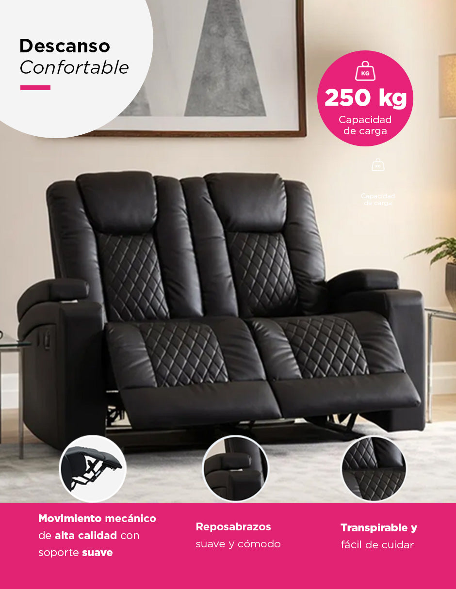 Sillón Reposet Eléctrico Lyon 2 Plazas