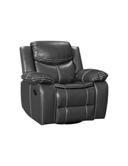 Sillón Burgo Reclinable Eléctrico con Masaje y Calor Gris