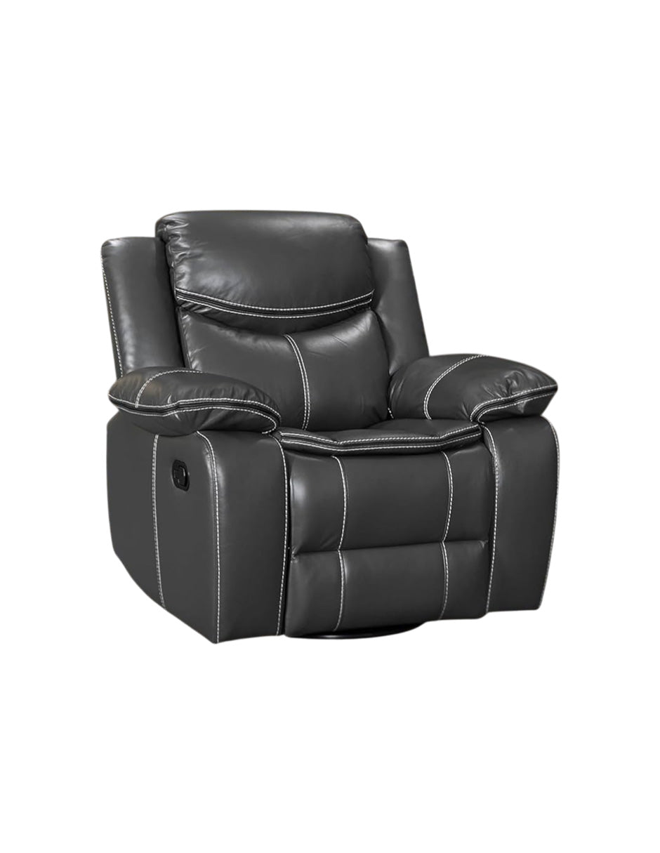 Sillón Burgo Reclinable Eléctrico con Masaje y Calor Gris