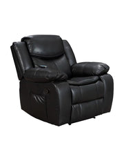 Sillón Burgo, Reclinable, Eléctrico con Masaje y Calor Negro