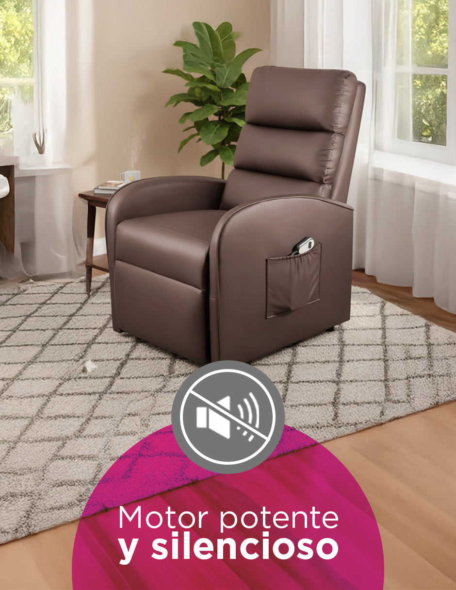Sillón Reposet Eléctrico Brave Café