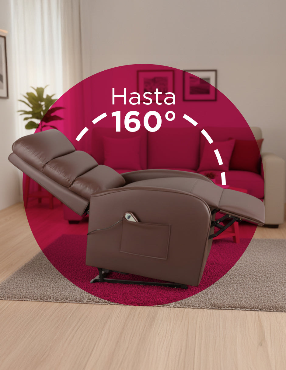Sillón Reposet Eléctrico Brave Café