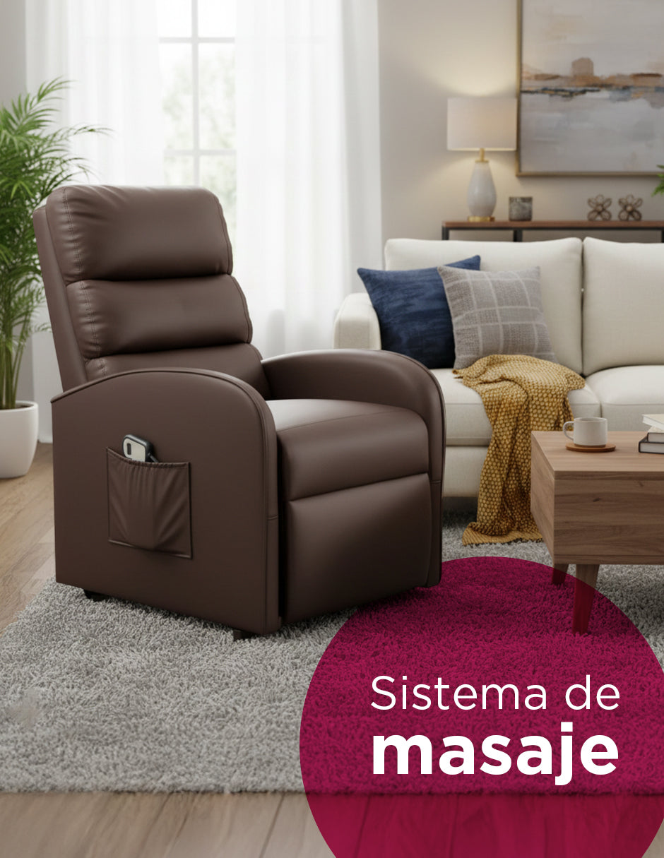 Sillón Reposet Eléctrico Brave Café