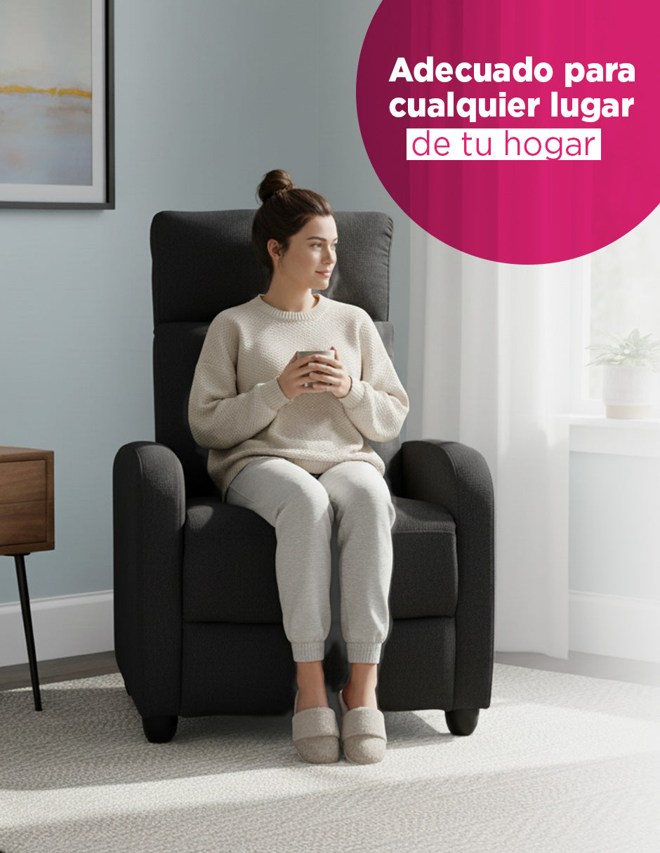 Sillon Reposet Manual Torino Negro