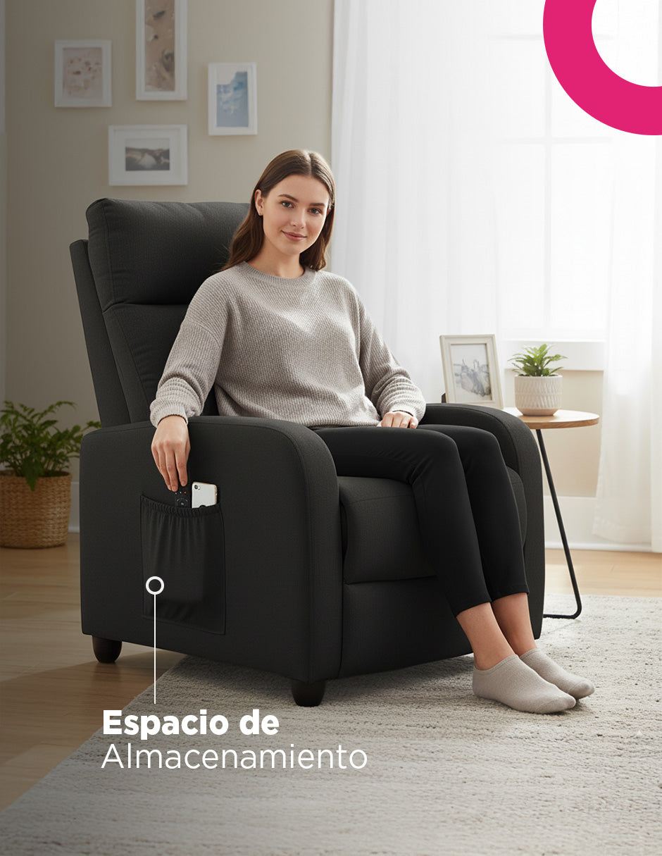 Sillon Reposet Manual Torino Negro