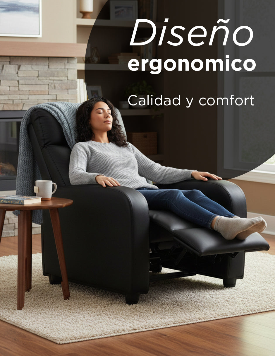 Sillon Reposet Manual Torino Negro