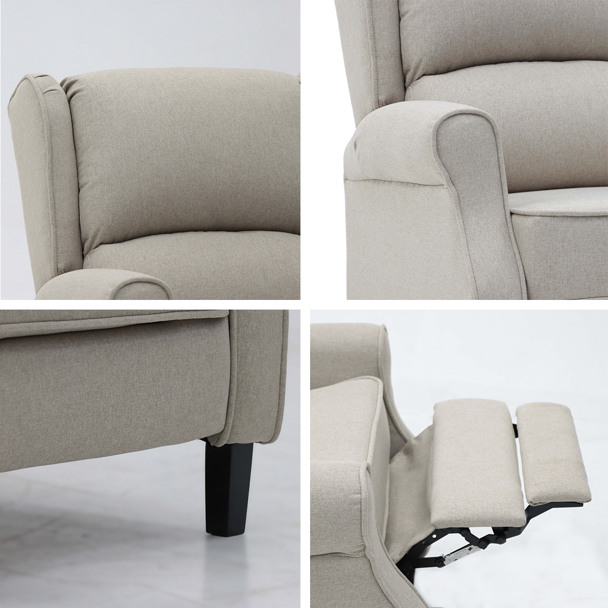 Sillón Reposet Marsella Beige