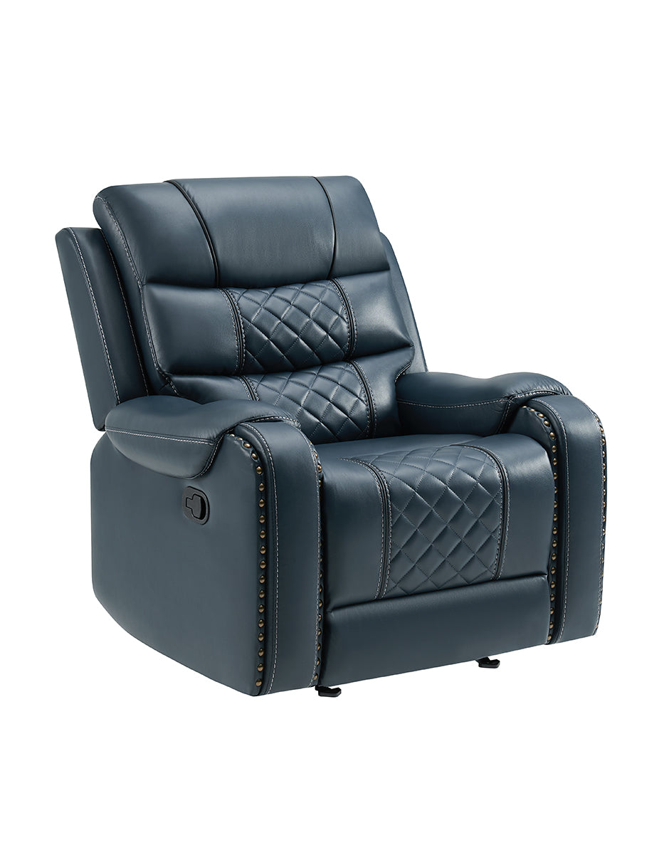 Sillon Reposet Reclinable  Manual Hamelin Azul