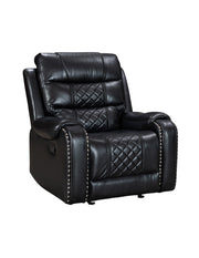 Sillon Reposet Reclinable Manual Hamelin Negro