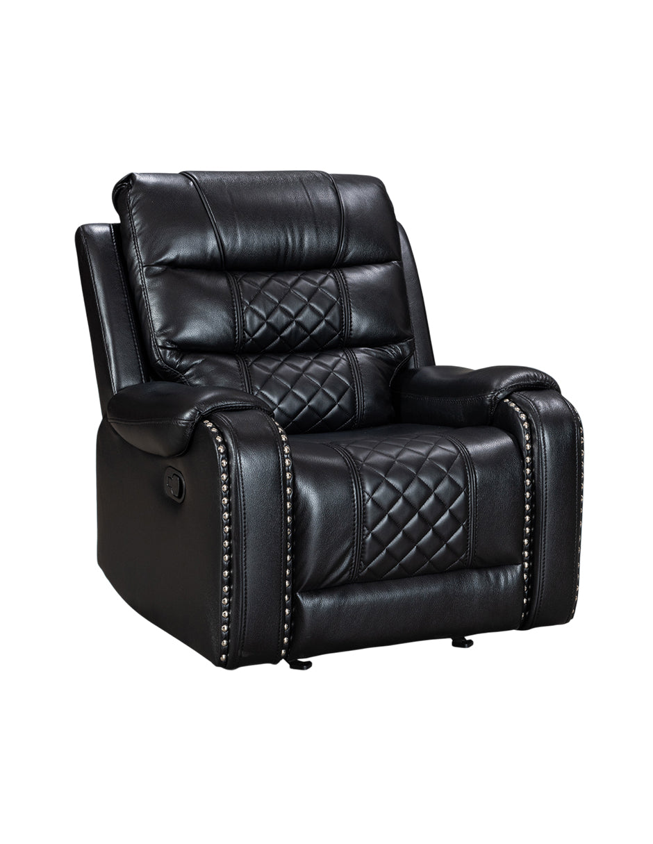 Sillon Reposet Reclinable Manual Hamelin Negro