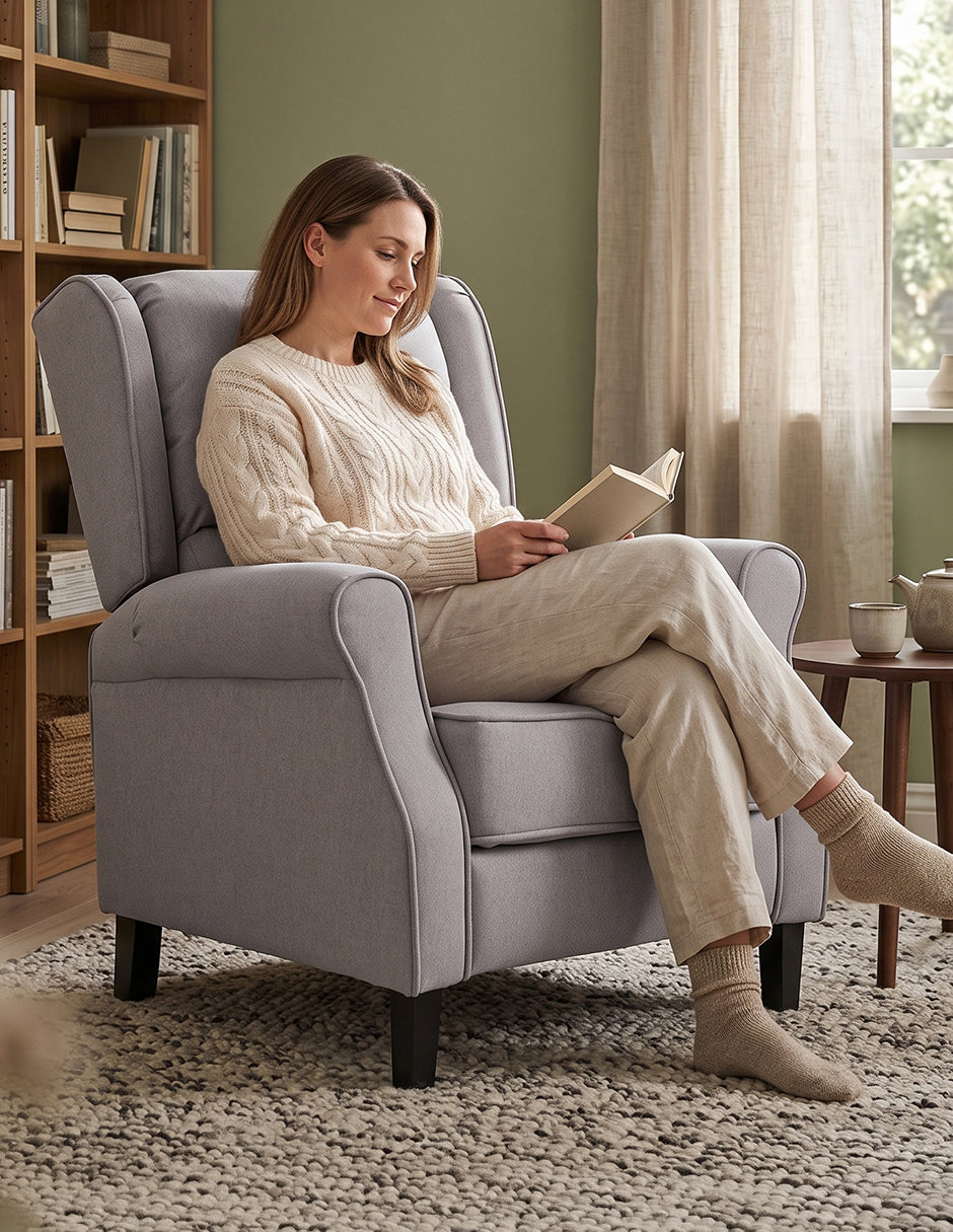 Sillon Reposet Reclinable Marsella Gris