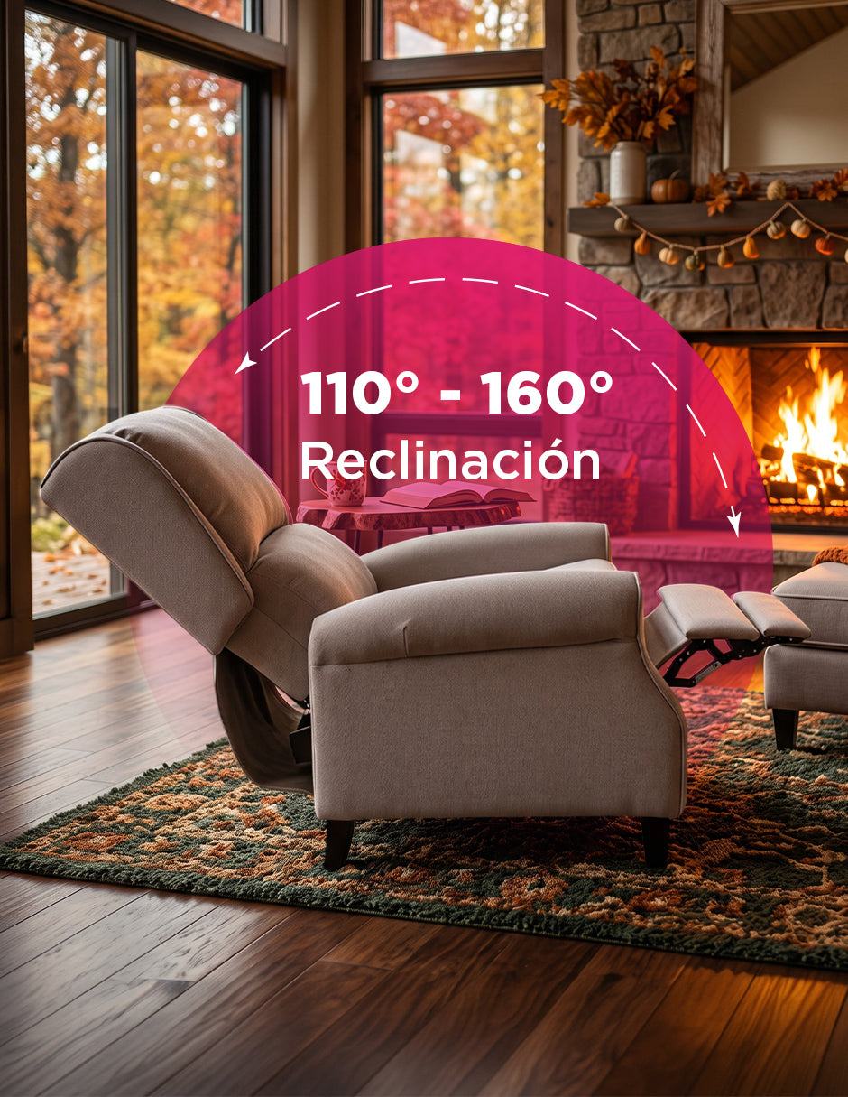 Sillon Reposet Reclinable Marsella Gris