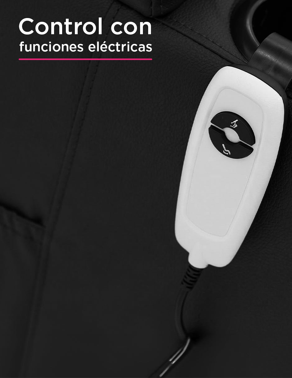 Sillón Reposet Napoli Negro Electrico
