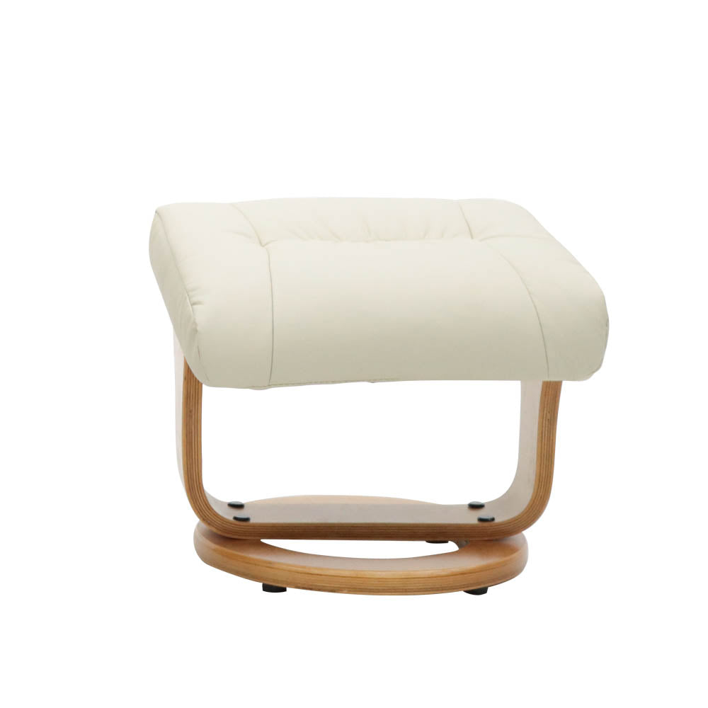 Sillón Reposet con Taburete Paris Beige