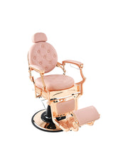 Sillón de Barbería de Lujo Bérgamo Rosa