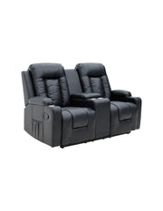 Sofa Bayona Reposet 2 Asientos Loveseat Reclinable Portavasos Cine